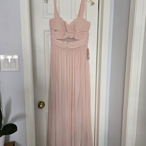 Elegant Pink Evening Gown